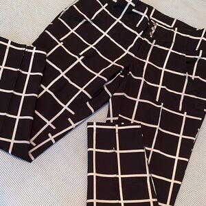 Jofit Black and White Grid women’s golf pants size 6 (generous sizing)
